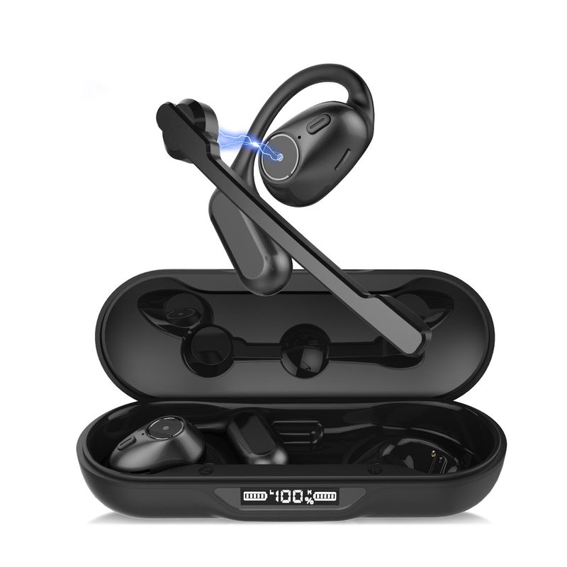 Business Telephone Call Center OWS Bluetooth Headset_voghion.com