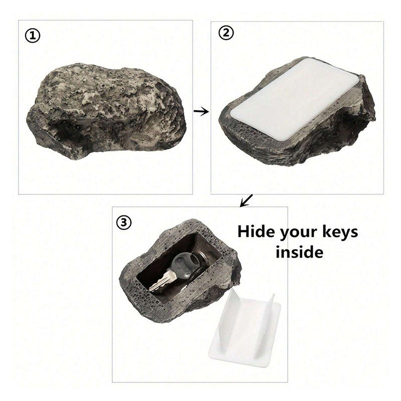 New Hider Outdoor Garden Hidden Doorstep Key Box Stone Decoration_voghion.com