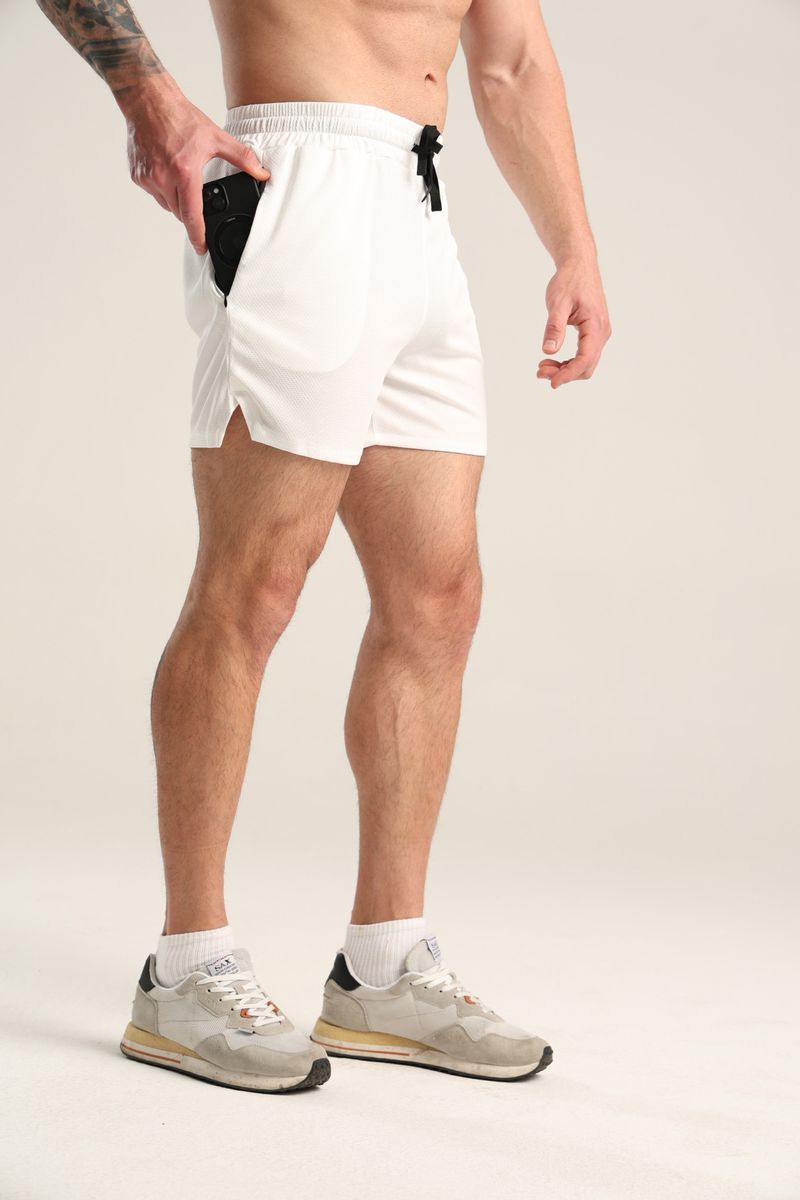 Men's Quick-Dry Athletic Shorts With Zippered Pockets – Gym Basketball & Beach Running Shorts (Lightweight Breathable)_voghion.com