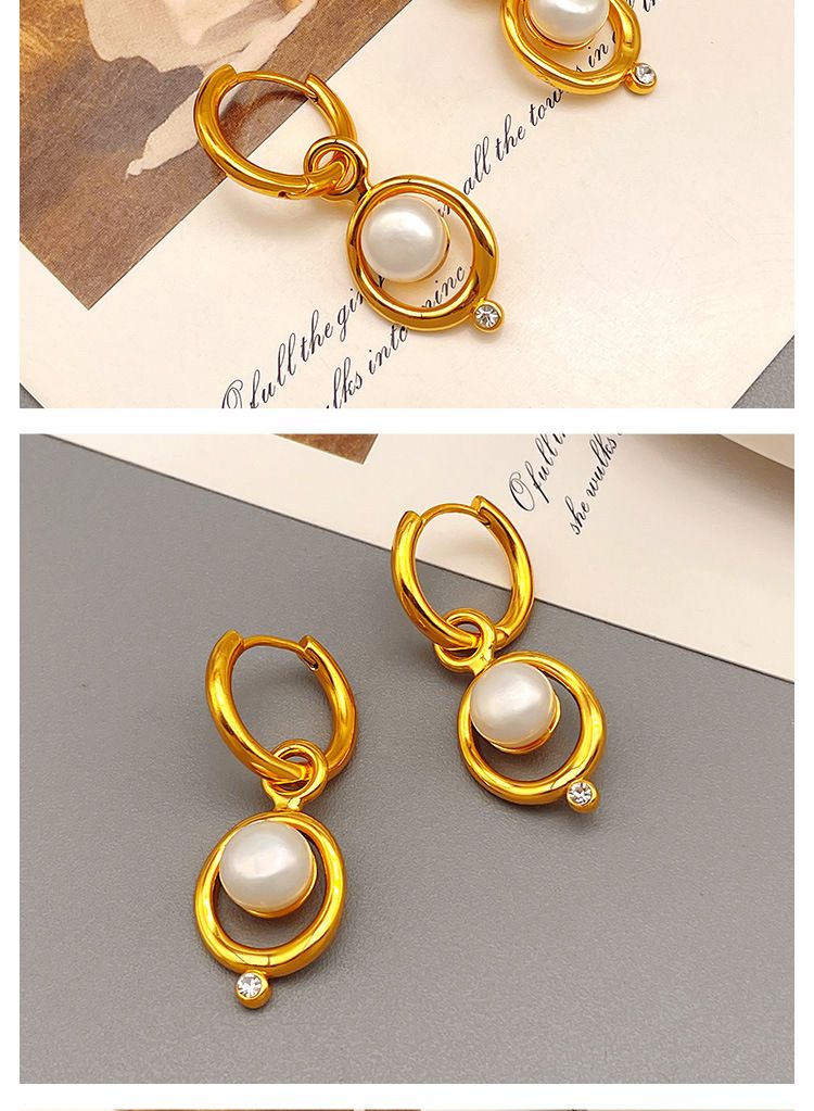 Süßwasserperlenohrringe mit Nischendesign, exquisitem Temperament und Ohrschmuck_voghion.com