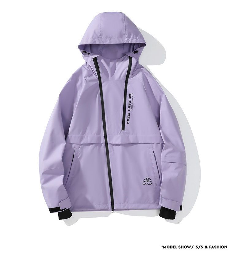 Neues lila Skianzug-Set, leuchtende Farbe, dick warm, geeignet für Männer und Frauen, lässiges Bergsteigen im Freien_voghion.com