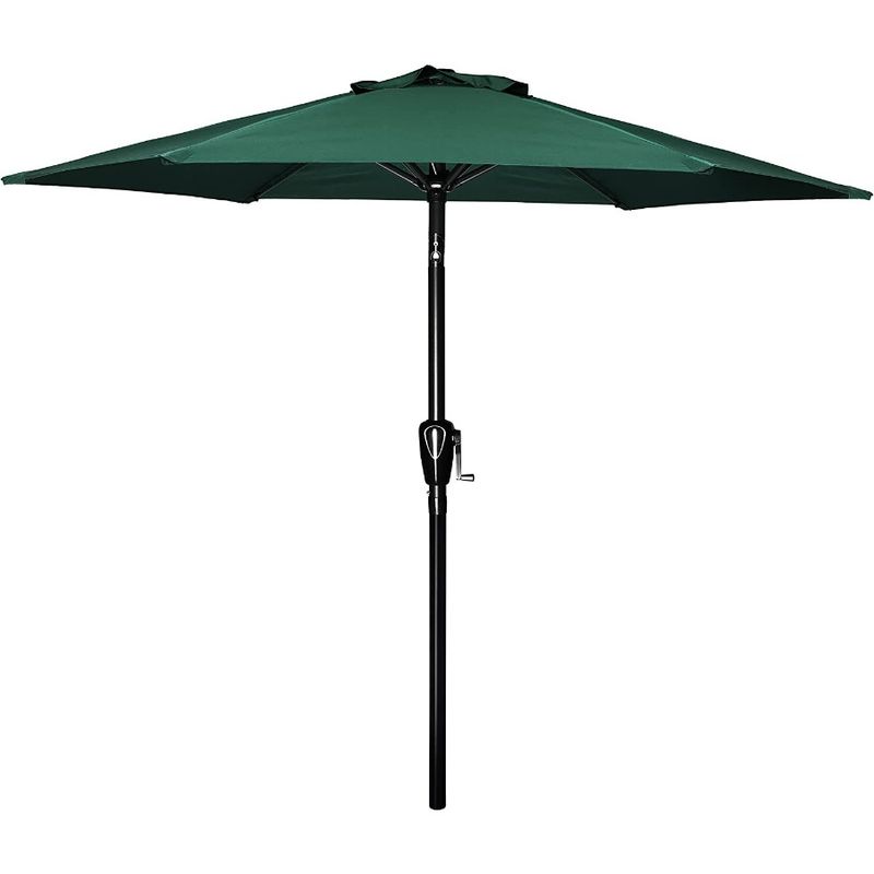 Market Backyard Tilt Patio Simple For With Outdoor Yard Ribs 6 Umbrella Button Garden Deluxe Push 7.5' Table Deck Crank Sturdy_voghion.com