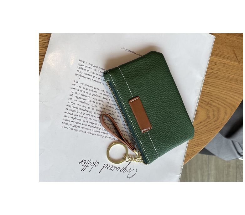 Wallet Card Cases Leather Coin Purse New Ultra Thin Exquisite Mini Compact Key Bag Coin Bag Ladies Short Wallet_voghion.com