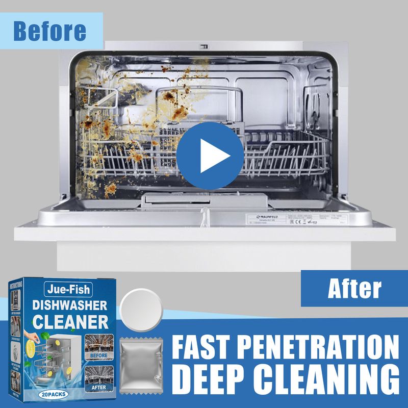 Spülmaschinen-Reinigungstabs, Dekontaminations- und Entfettungstabletten gegen Kalkablagerungen, Spülmaschinen-Reinigungstabletten für spezielle Pflege_voghion.com