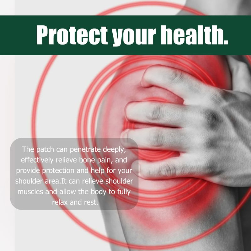 XIMONTH Wormwood Shoulder Patch Relieves Shoulder And Neck Pain Shoulder Muscle Swelling And Aching Shoulder And Neck Care Wormwood Patch_voghion.com
