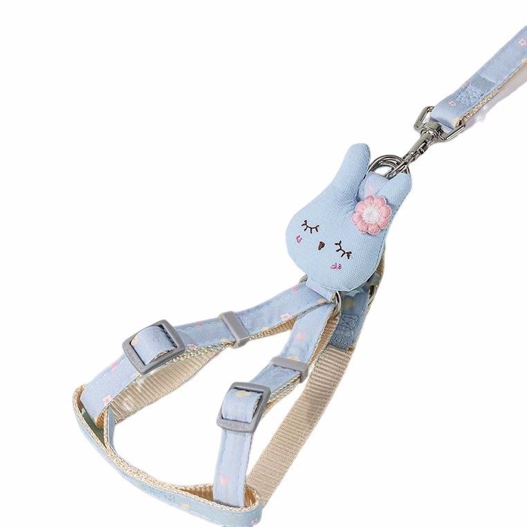 Conjunto de colete e arnês para cães, coleira para passear com gatos, cães pequenos e médios, suprimentos para animais de estimação_voghion.com