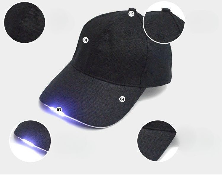 Cappello da pesca per uomo con lampada frontale, berretto da baseball con sensore LED, illuminazione per esterni, pesca notturna, ricaricabile_voghion.com