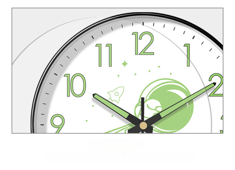 Orologio da parete luminoso personalizzato per soggiorno e camera da letto, orologio al quarzo, silenzioso, semplice, creativo e moderno_voghion.com