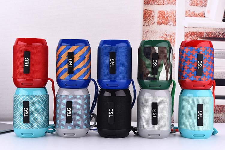 TG129C Bluetooth skaļrunis TWS mobilā tālruņa statīvs āra rokas portatīvās kartes ievietošanai basu dāvanu skaņas sistēma_voghion.com