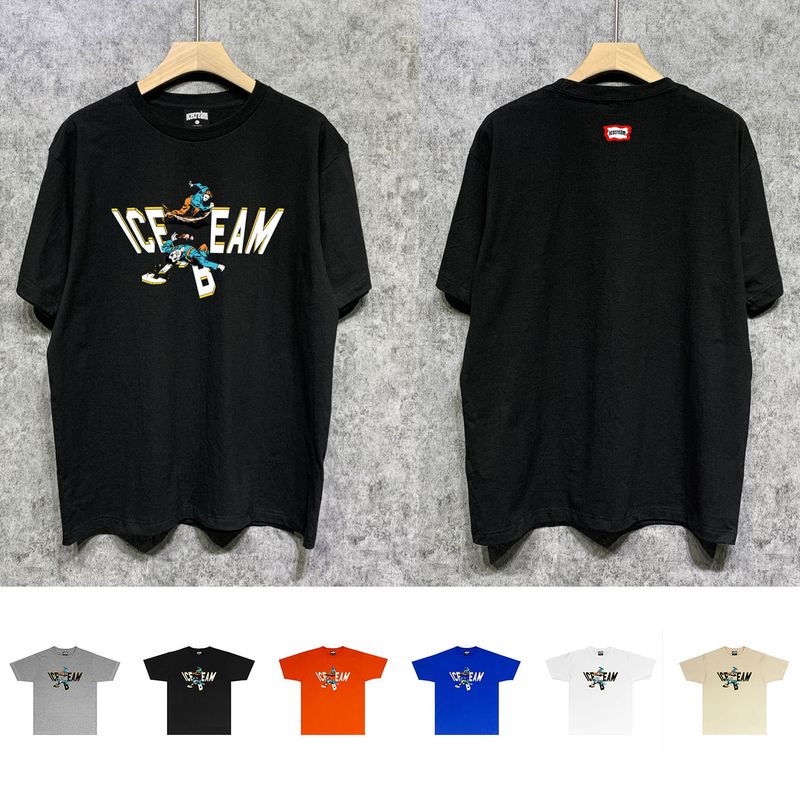 Long term availability of BBC Flying Dog Ice Cream Fighting Printed Short sleeved T-shirts_voghion.com