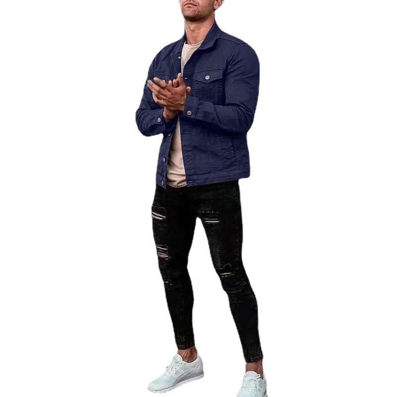 Suitable For All Seasons Men's 2025 Autumn Winter Trendy Fashion Casual Slim Fit Multi-Pocket Button Plain Workwear Jacket_voghion.com