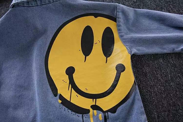 Cowboy da ragazzo con volto sorridente, nuova maglietta da 1 a 3 anni, set da due pezzi, per bambini, primavera e autunno alla moda_voghion.com