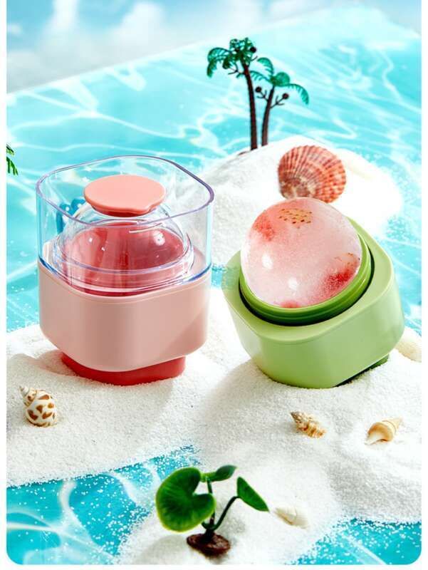 Household Upgraded Sealed Hockey Mold, Food Grade Whiskey Frozen Round Cube Grinding Tool, Ice Maker_voghion.com