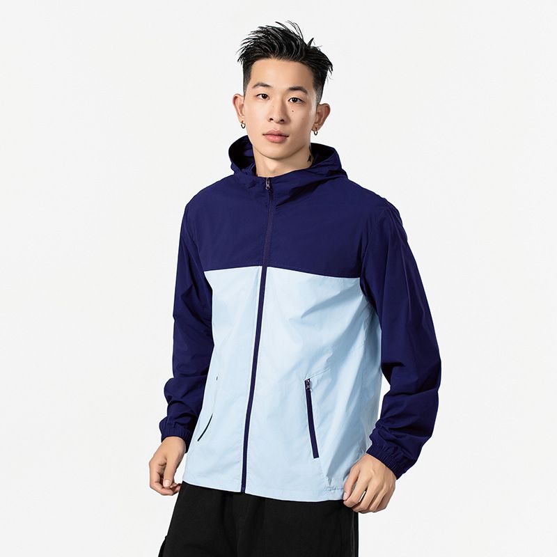 Manteau d'été fin à capuche, mode décontractée, veste monocouche, protection solaire, vêtements de pêche_voghion.com