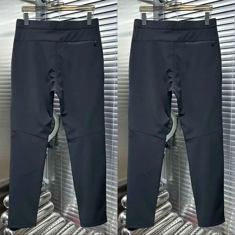Herretøj Fritidsbukser Efterår og vinter Ny stil Moderigtigt All Match Udendørs vindtæt Sport Soft Shell Lige overfaldsbukser med flere lommer_voghion.com