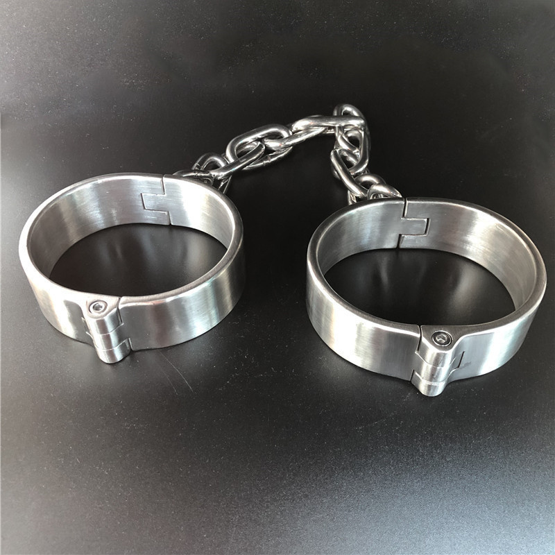 316 rozsdamentes acél bilincs boka mandzsetta zár, rabszolga BDSM kötözés, szexuális játékok nőknek és férfiaknak, pároknak cosplay felnőtt játékok_voghion.com