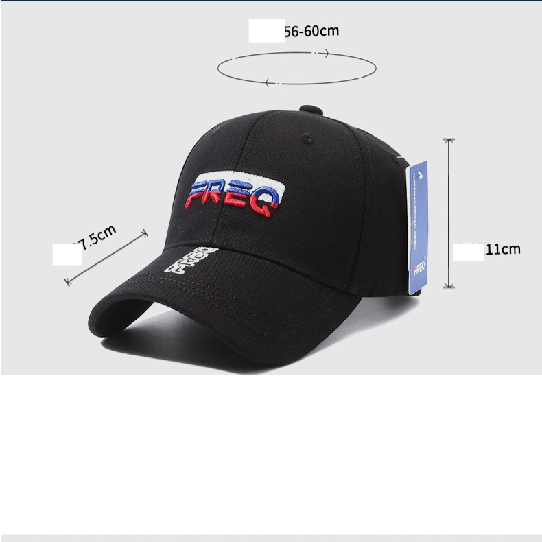 Paarkappe, besticktes Alphabet, voller Druck, Modetrend, Sonnenschutz, Baseballkappe mit Sonnenschutz_voghion.com