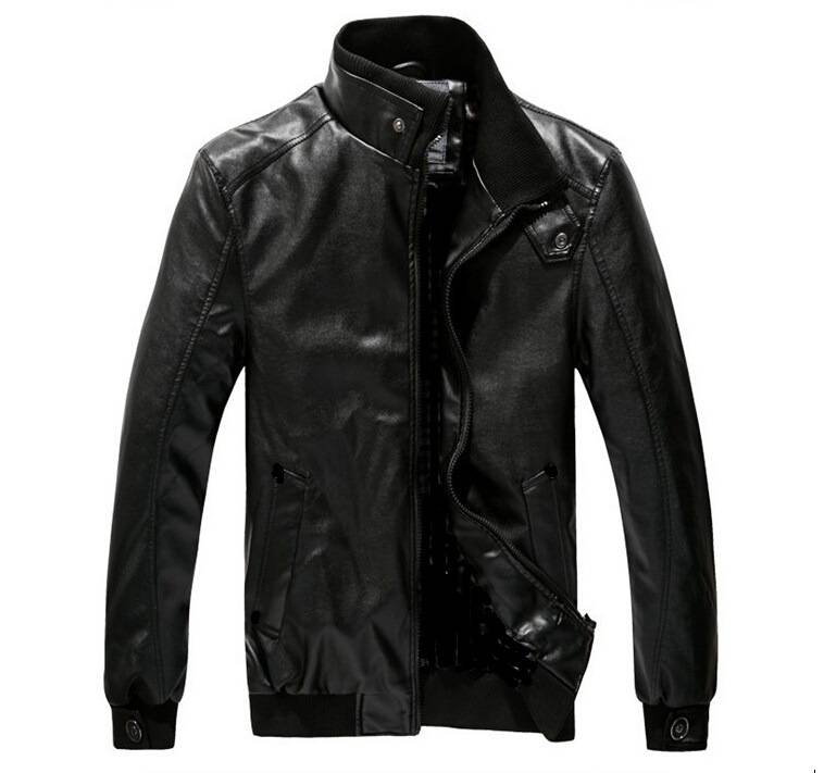 Men's Clothing leather jackets men's clothing slim fit motorcycle style men's jackets_voghion.com