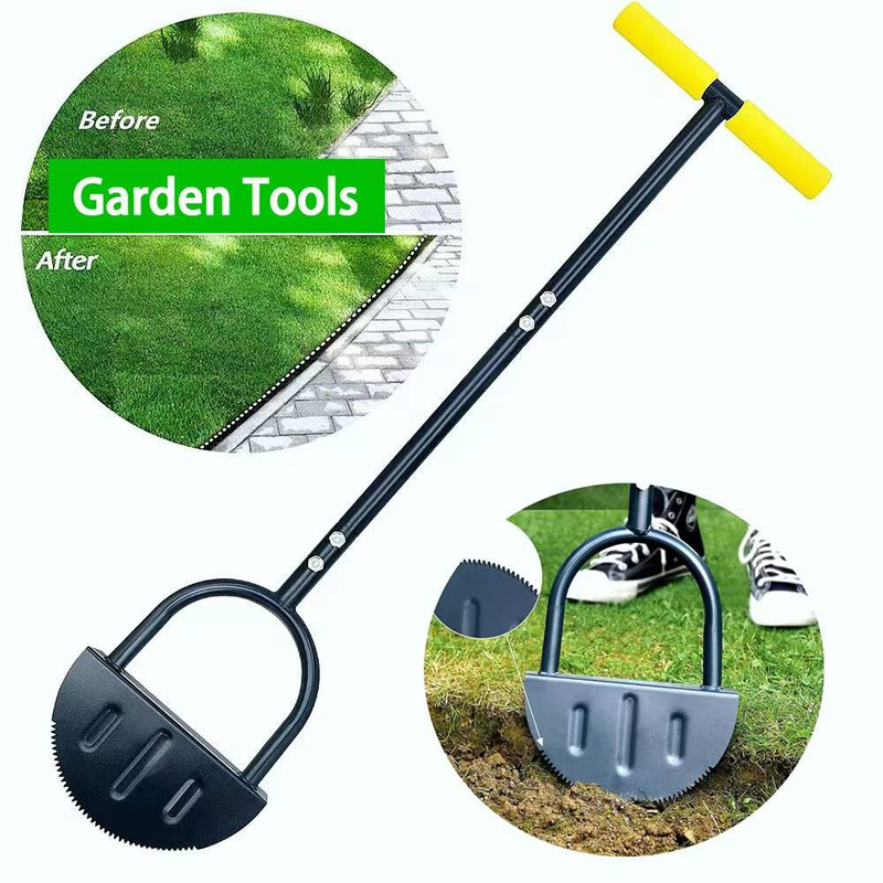 Wannilen Garden manuell edge trimming shovel; Rasenrandmaschinn; Rasen Rand Schaufel Tool; Schrëtt Rasen Rand Schaufel_voghion.com