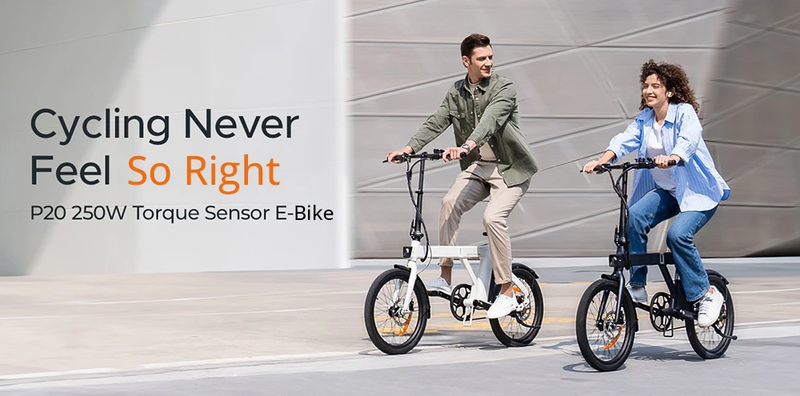 ENGWE P20 Klappbar City e-Bike 250w fir Pendelen Dréimoment Sensor 36V9.6AH_voghion.com