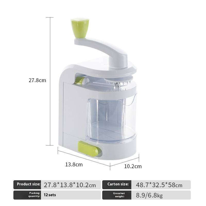 Affettatrice manuale a manovella per patate a cascata, tagliatrice a spirale per cipolle, carote, cetrioli, zucchine, utensile da cucina gratuito, tagliaverdure multifunzione._voghion.com