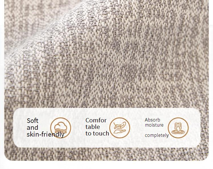Linen-Look Sofa Cover - Minimalist Modern Couch Protector (Cat-Proof Washable Soft & Breathable Universal Fit)_voghion.com