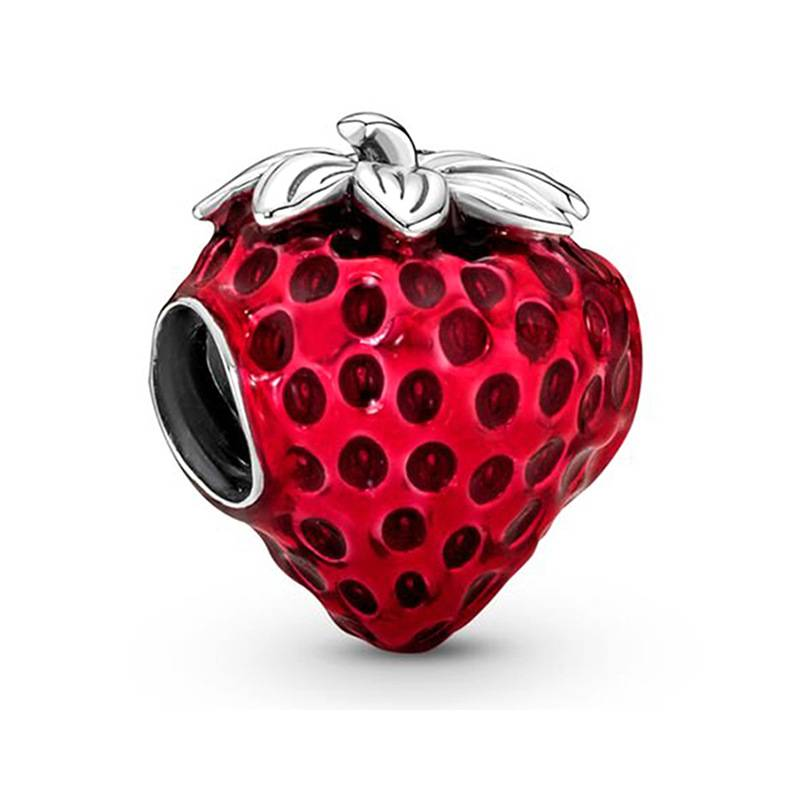 Klasik Zencefilli Kurabiye Adam Kolye Alaşımlı Çilek Aşk Bilekliği Boncuklu Kendin Yap_voghion.com