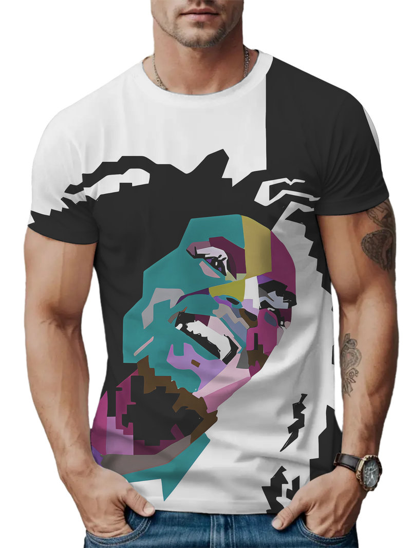 Herren-T-Shirt mit 3D-Digitaldruck – Sommermode, kurzärmeliges T-Shirt_voghion.com