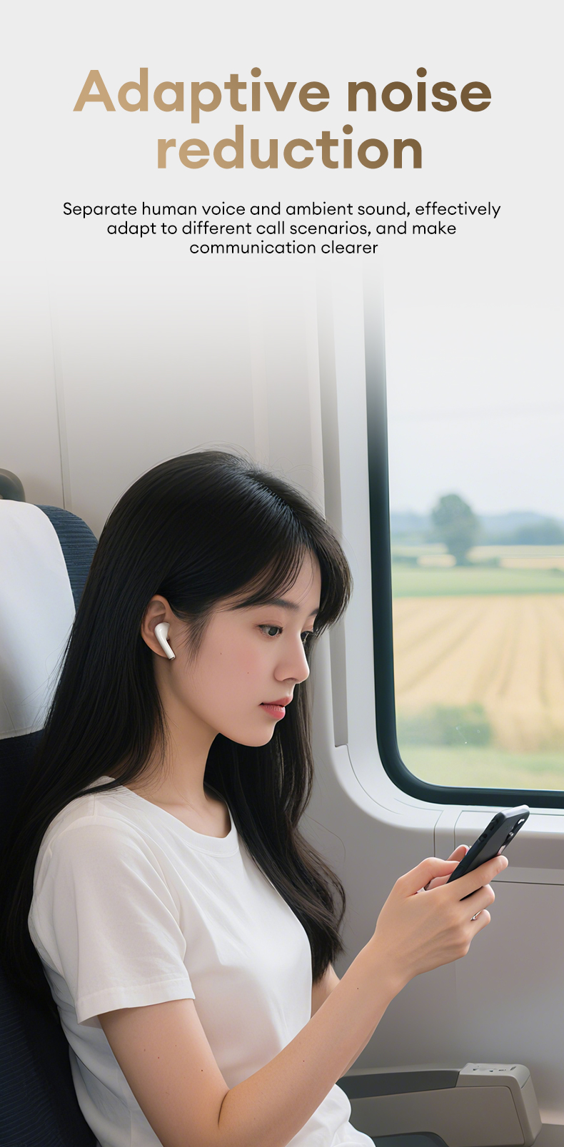 Original Lenovo LE210 In-Ear Wireless Earbuds Bluetooth 6.0 Low Latency Gaming Headphones IPX4 Waterproof HiFi Sound Earphones_voghion.com