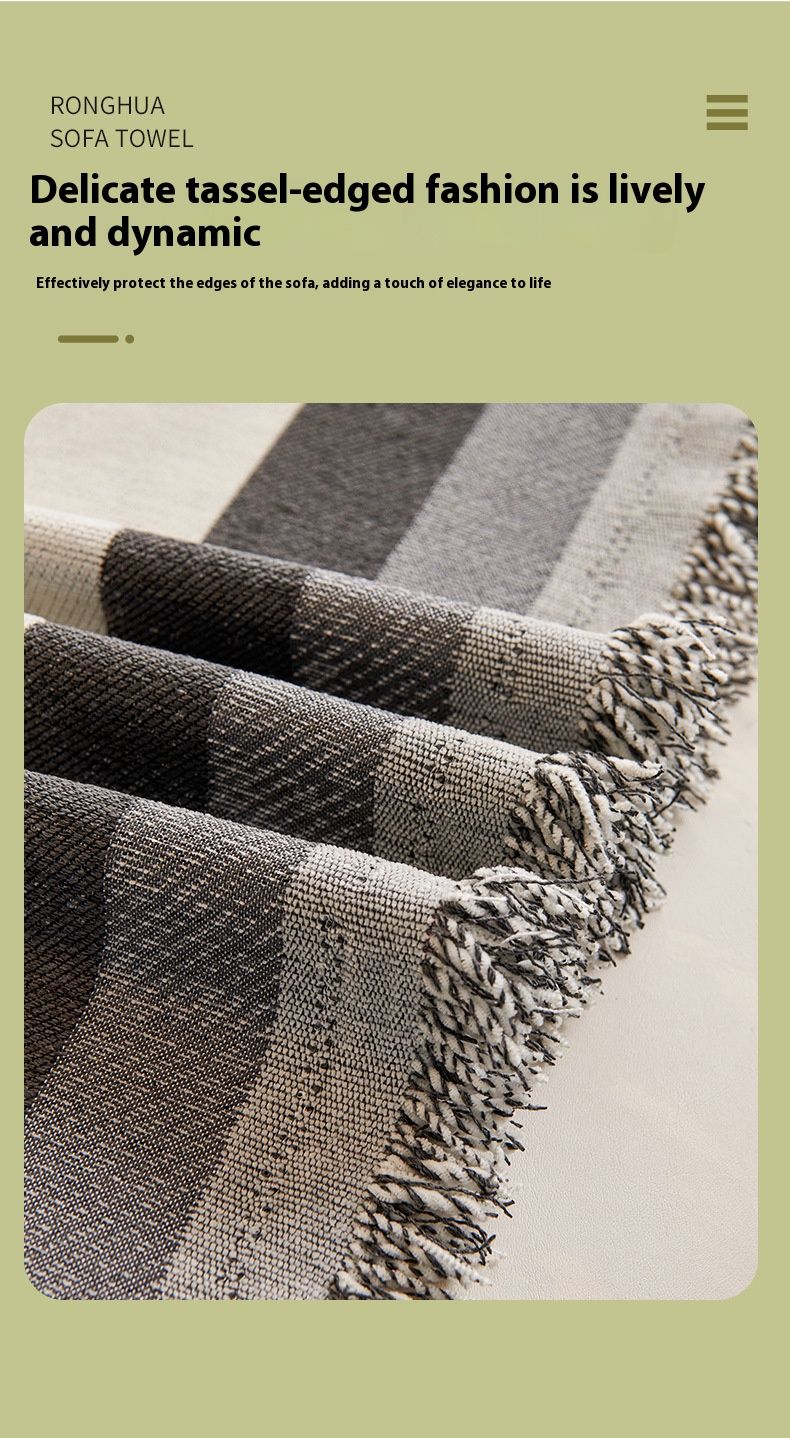 Elegante copridivano in ciniglia: protezione completa ed elegante per tutte le stagioni, antipolvere e decorativo._voghion.com