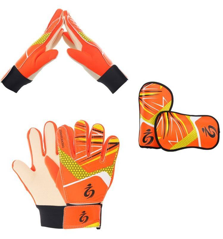 Professional Youth Goalkeeper Gloves With Finger Protection & Thick Latex Grip – Breathable & Flexible For Soccer Training (Sizes 5-7)_voghion.com