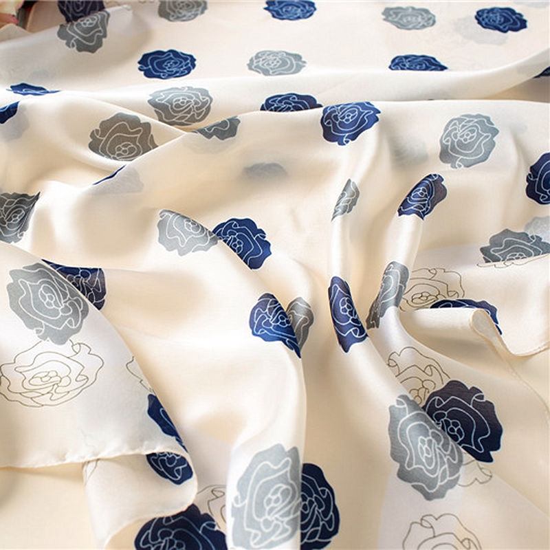 VOOTHOST Mode Seidenschals Frauen Marke Design Print 180X90 CM Schal Beliebte Seide Kopftuch Dame Sonnencreme Strand Qualität Schal VB131_voghion.com