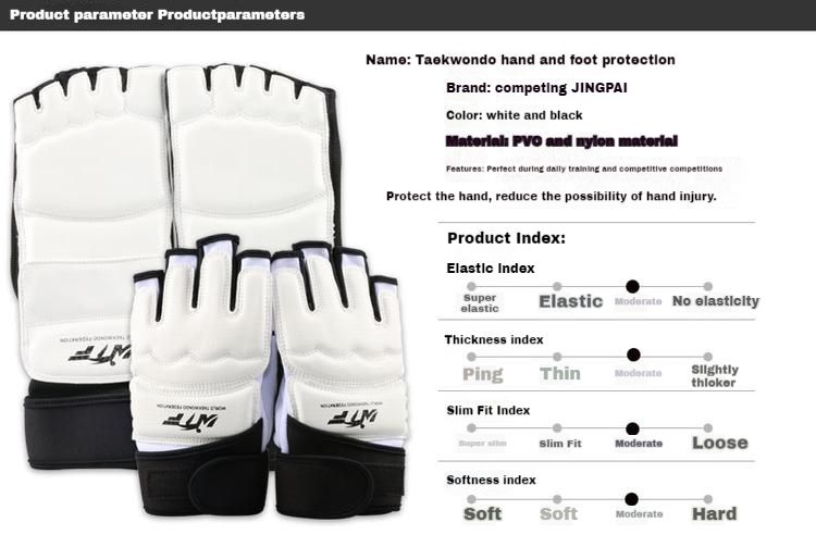 Taekwondo gloves, hand and foot protection, foot protection, bare Sanda boxing match set, punching bag, half finger, full finger_voghion.com