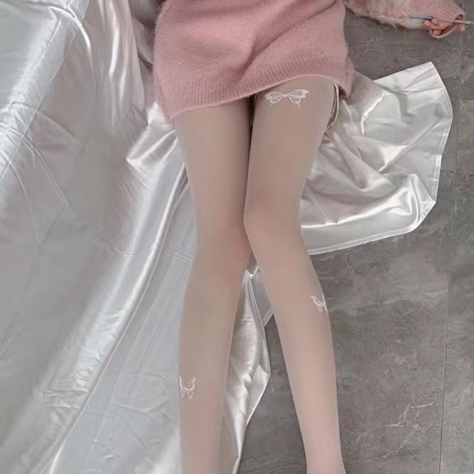 2024 nei schwaarz Strümpfe reng Anti-Hook Strumpf Fraen Fréijoer an Hierscht Bottom Strëmp Päiperlek Seid Pantyhose_voghion.com
