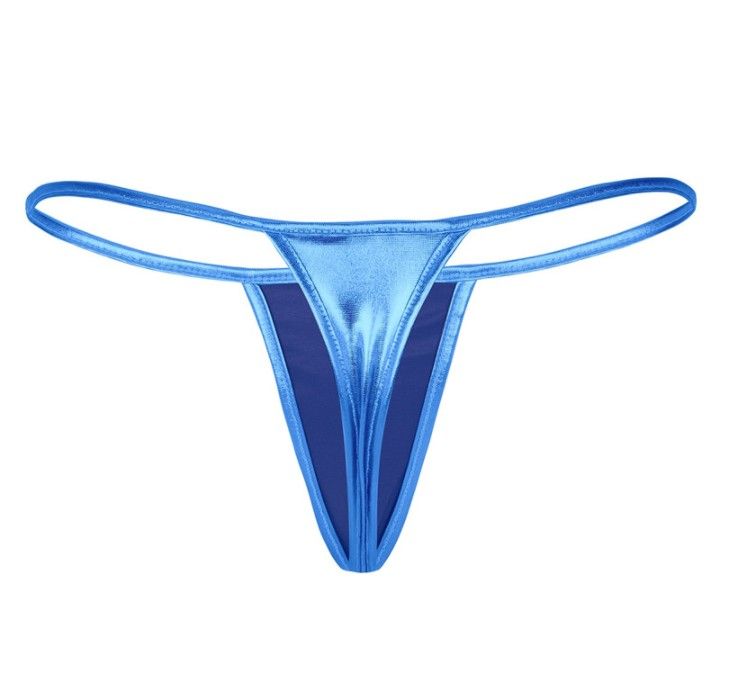 Intimo intimo sexy Pamas in pelle verniciata trasparente a forma di T, mini costume da bagno da donna con schiena a T_voghion.com