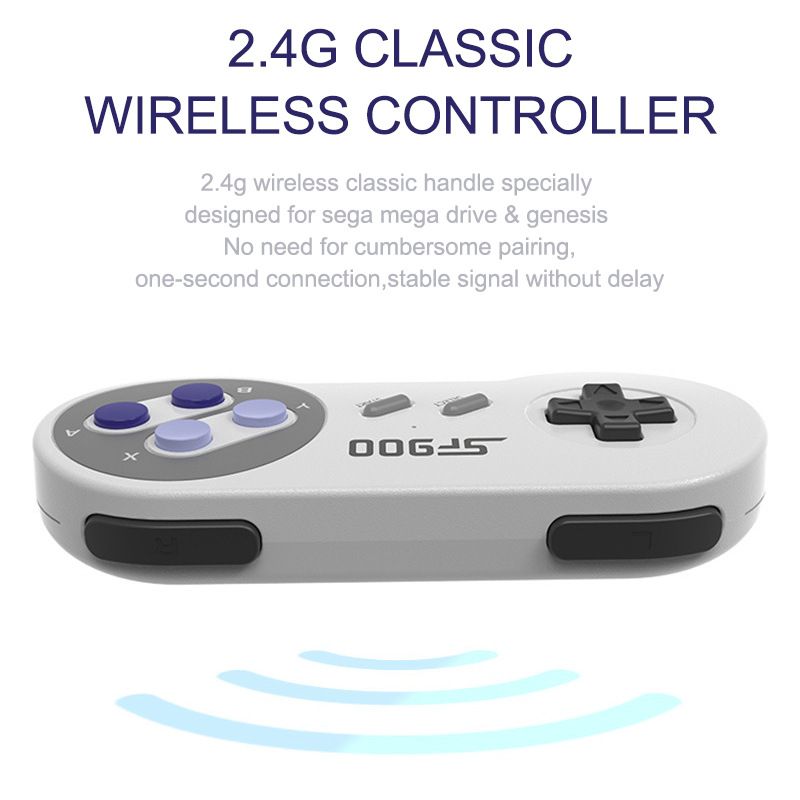 New Product SF900 TV Game Console 16-bit Arcade Built-in 1500+ Games_voghion.com