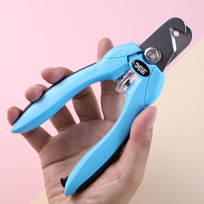 Dele Pet Clippers Verstellbarer Cutter für Katzen Teddy Mittlere und große Hunde Nagelknipser mit Feile_voghion.com
