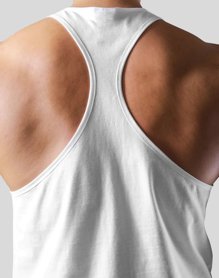 Sportliche Freizeitkleidung für Männer mit flachem Saum, atmungsaktivem Fitnessstudio, Laufen und Weste in Form eines Eisernen Kreuzes_voghion.com