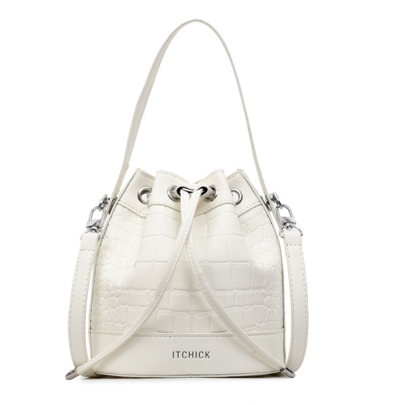 2025 Summer New High-End Drawstring Bucket For Women, Niche Fashion Casual Shoulder Crossbody Bag_voghion.com