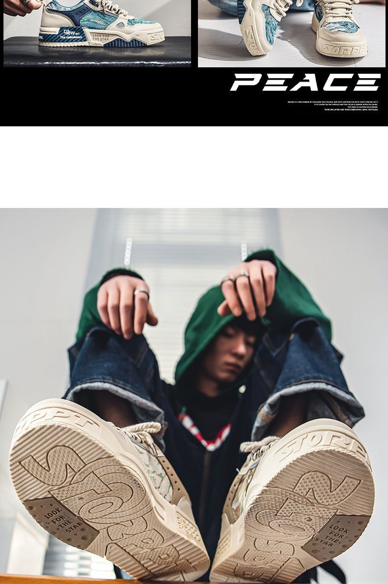 Trendige Freizeit-Sneaker für Herren – Atmungsaktive Sommer-Slipper mit dicker Anti-Rutsch-Sohle, leicht und bequem für den täglichen Gebrauch_voghion.com