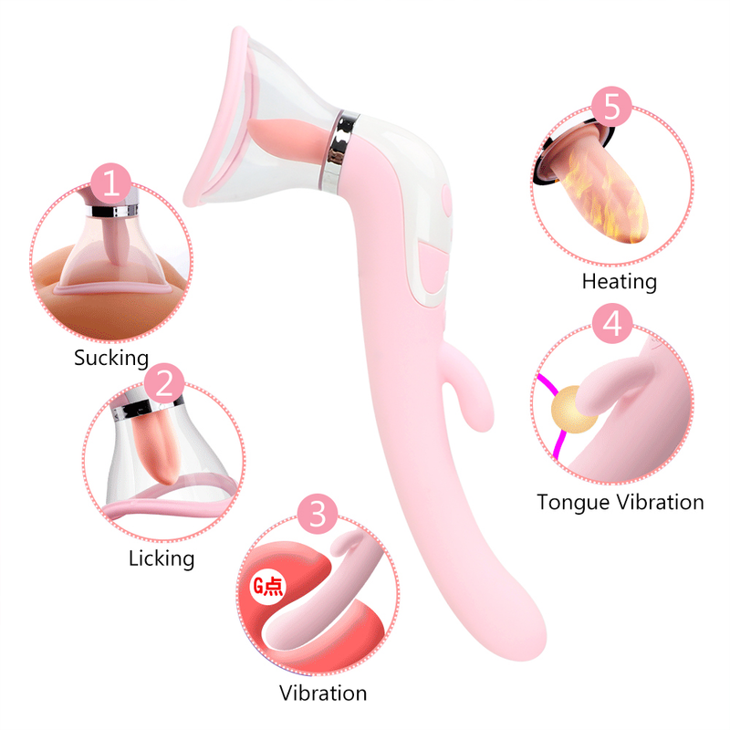 Wand Big Magic Heated Dildo Tongue Licking Vibrator For Women Breast Pump Nipple Sucker Clitoris Licks Vag_voghion.com