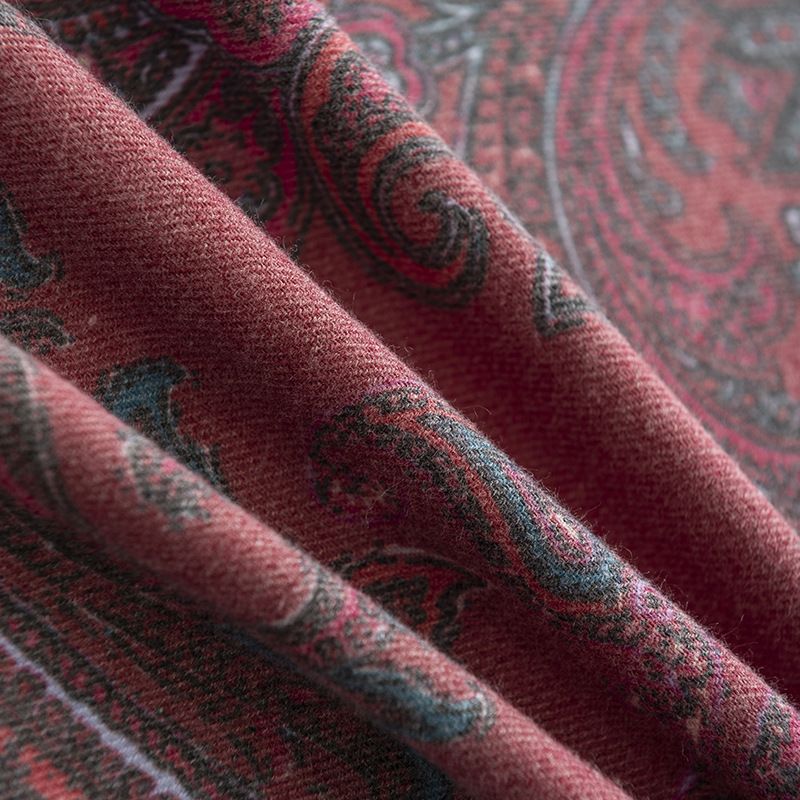 Scarf Autumn and Winter Cashew Nut Printing Female Imitation Cashmere Shawl Thickened Warm and Cold-proof Scarf_voghion.com