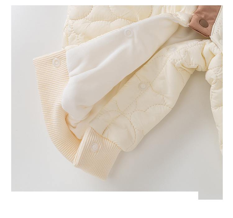 Bebê outono e inverno com lã engrossada macacão masculino e feminino bonito super fofo rastejando terno_voghion.com