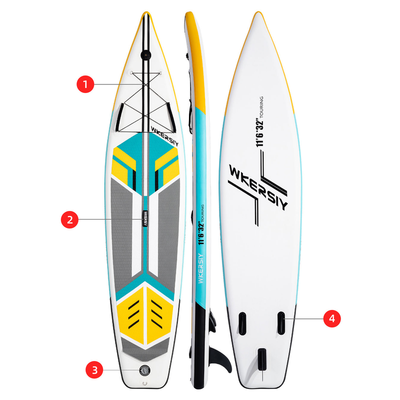WKERSIY Surfboards Paddleboard 350cm Inflatable Surfboard Padel Wholesale Stand Up Paddle Board Surfboard Sport Sporting Sup Boards Surfing_voghion.com