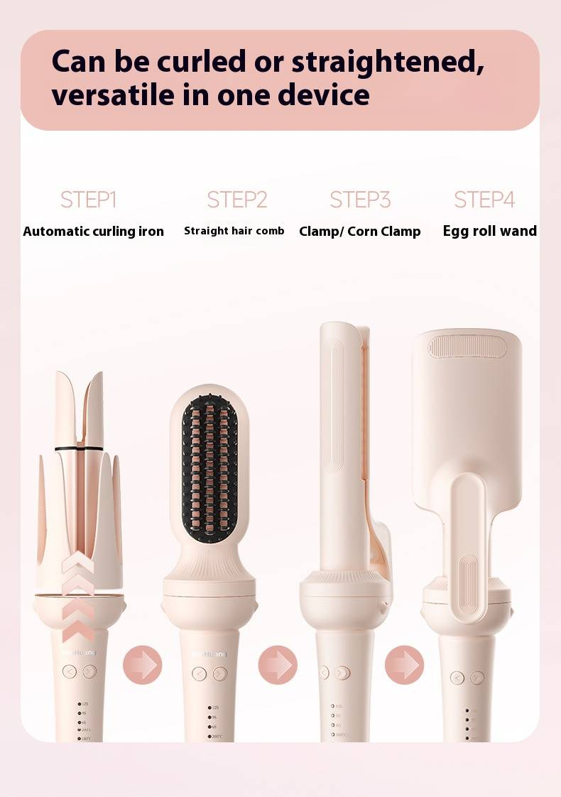 32mm Curling Iron, Straightener & Hair Styler With Tourmaline Ceramic & 15 Heat Settings – Salon-Grade For Waves, Straight & Voluminous Hair_voghion.com