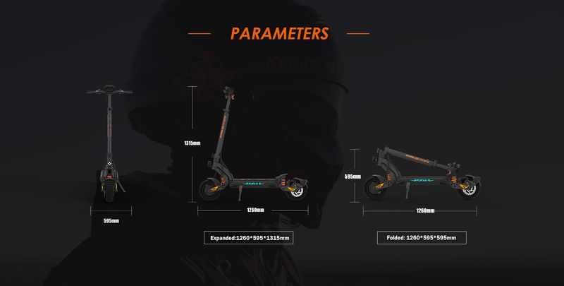 KuKirin G2 Master Adult Electric Scooter 52V 20.8Ah Foldable E-Scooter 1000W*2 Dual Motor 60km/h Max Speed 10 Inch Tires Off-road E-Scooter_voghion.com