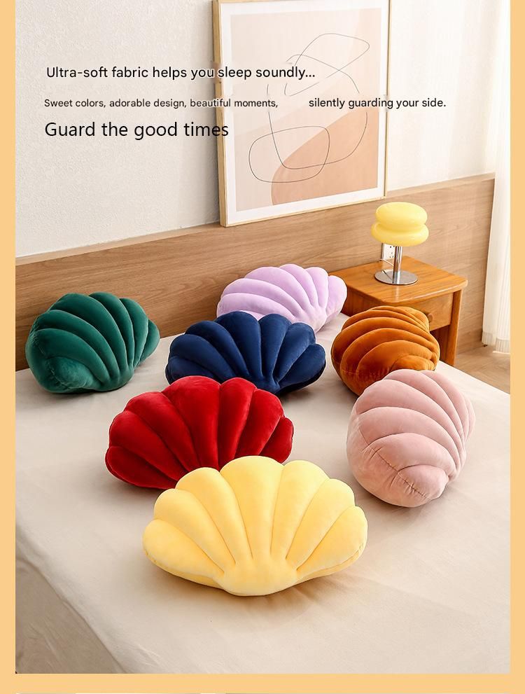 Cuscino in pile Sherpa a forma di biscotto Ins Style: cuscino decorativo ultra morbido per divano, letto e spazi Instagrammabili_voghion.com