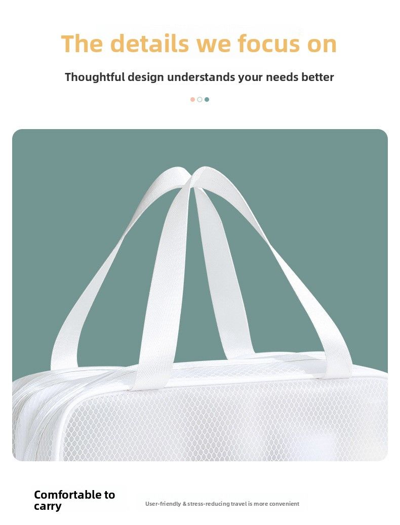 Bolsa de cosméticos de gran capacidad, bolsa de almacenamiento, bolsa de viaje portátil con separación seca y húmeda, bolsa de aseo para cosméticos._voghion.com
