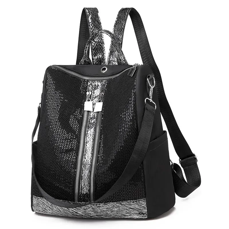 Zaino con paillettes per ragazze adolescenti, alla moda, con brillantini, per studenti, scuola, viaggi, tracolla, mochilas 250514_voghion.com
