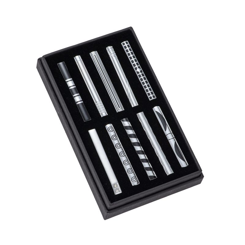 Dai Li Multi Color Krawattenklammer-Set mit Box Herren formelle Anzug Mode-Accessoires Hot Sale_voghion.com